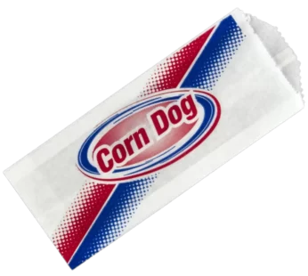 Printed Corn Dog Bag – Grease Resistant Paper