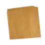 7"x6-1/2" Grease Resistant NATURAL KRAFT Paper Double Open Style Sandwich Bag / Grazing Pocket
