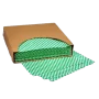 12x12 Grease Resistant GREEN Checkered Print Sheet 1000