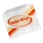 5-1/2"x1"x4" Printed ONION RINGS Grease Resistant Bag