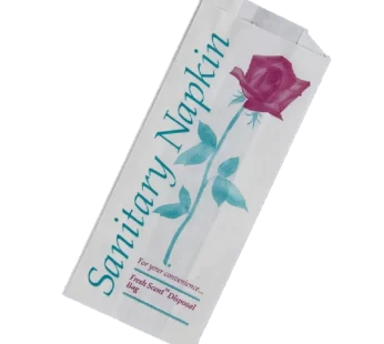 Sani-Nap Bags, Scented Rose Design, 4×2.25×9″ 1000