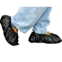 PE Coated Spunbond PP Shoe Cover, Large Size, Skid Resistant, IMPERVIOUS, Dispenser Box, 150 Pack