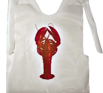 Delux Poly Bib, Printed LOBSTER style, 15.5″x20″ 500