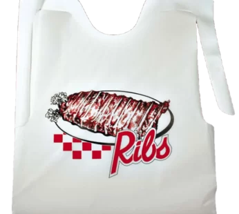 Delux Poly Bib, Printed RIBS style, 15.5″x20″ 500
