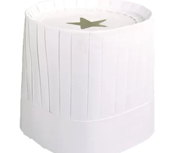 LeClassic Fluted Chef Hats, White 12 inch